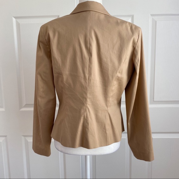 New York & Company Tan Stretch Blazer / Jacket - Picture 3 of 7